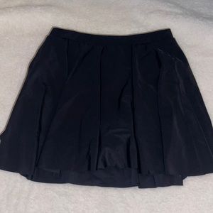 Black Swimsuit Skort
